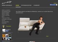 Website von a+s design, Möbel Allenbach