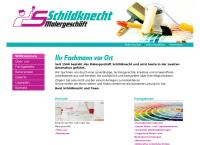 Schildknecht Malergeschäft und Beschriftungen