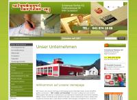 Website von Schreinerei Berther AG