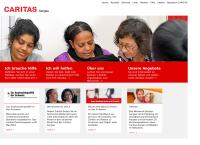 Website von Caritas Aargau