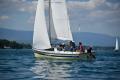 Cours de voile en groupe, initiation.