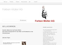 Website von Farben Müller AG