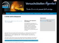 Website von Versuchsstollen Hagerbach AG