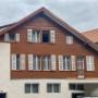 Fassade mit Ölfarbe