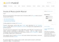 Website von Jardin Musical
