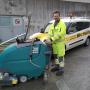 TENNANT Scheuersaugmaschine, T500 für den Flughafen Zürich Airport