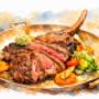 Beef Rinds-Tomahawk vom Grill in Egerkingen
Ein echtes Highlight für Fleischliebhaber:
Unser Beef Rinds-Tomahawk Steak (ca. 1,2 kg inkl. Knochen) wird frisch auf dem Grill zubereitet und direkt zum Teilen serviert – perfekt für einen genussvollen Aben