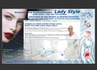 Website von Kosmetikstudio Lady Style