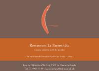 Restaurant La Parenthèse, Garnier & Huguenin