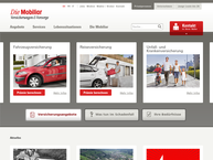 Website von Die Mobiliar Versicherungen & Vorsorge