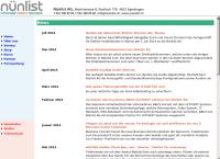 Website von Nuenlist AG