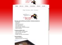 Website von A. Riget Holzbau AG