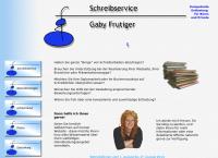 Schreibservice Frutiger Gaby