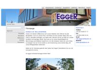 Website von Egger Schreinermontagen GmbH