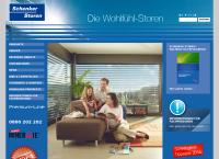 Website von Schenker Storen AG, Aarau