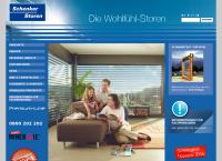 Website von Schenker Storen AG, Winterthur