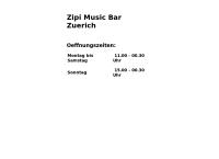 Restaurant Music Bar Zipi, Peter Hürlimann