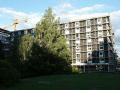 Neubau provisorisches Bettenhaus.