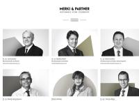 Website von MERKI & PARTNER