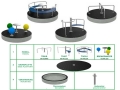 Neue Spielplatz-Karusselle im GTSM Sortiment Nouveux tourniquets pour places de jeux dans l'assortiment GTSM