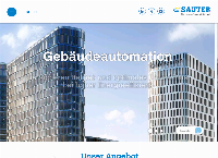 Website von Sauter Building Control Schweiz AG