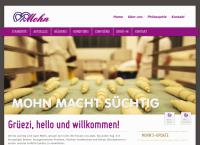 Website von Bäckerei Mohn