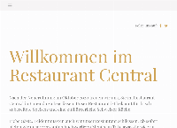 Website von Restaurant Central