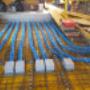 Rohreinlage in Betondecke