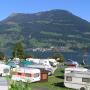 Seecamping mit Blick auf die Rigi (1800m)