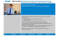 Website von bbvs GmbH