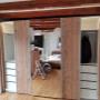 Menuiserie Luquiens - dressing sur-mesure avec tiroirs et miroirs - Coppet