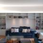 Menuiserie Luquiens - agencement salon rangement - Coppet