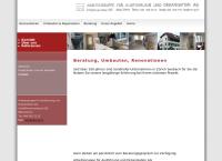 Website von Arbeitsgruppe für Ausführung und Organisation AG