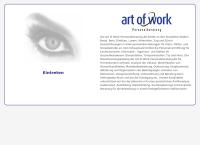 Website von Art of Work Personalberatung AG