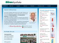 Website von Bären-Apotheke