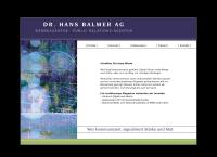 Balmer Hans Dr. Public Relations AG