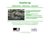 Biophyt AG