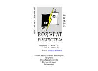 Borgeat Electricité SA