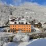 Hotel und Restaurant des alpes Fiesch, Aletsch Arena im Winter.