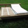 Bett Altholz Balken