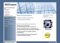 Website von Bucher Fensterdichtungen AG