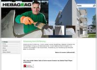 Website von Hebag AG