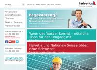 Website von Helvetia Versicherungen