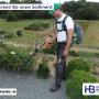 thermische Unkrautbekämpfung mit Ripagreen Thermolanzen bei Hermann Baur AG