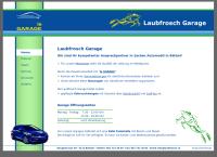 Website von Laubfrosch Garage GmbH