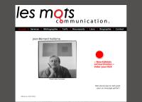 LES MOTS-Communication, Jean-Bernard Vuillème, écrivain et journaliste