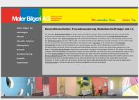 Website von Malerei Bilgeri AG