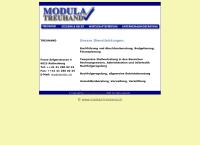 Website von Modula Treuhand Minder + Partner