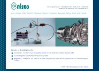 Website von Nisco Engineering AG