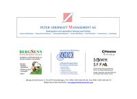 Peter Odermatt Management AG